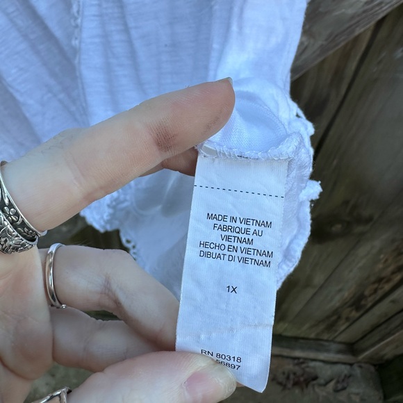 Lucky Brand White Lace Blouse - Picture 5 of 8